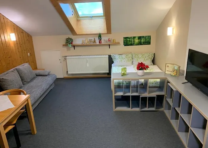 아파트 Waldbaden Im Haus Falkenberg *